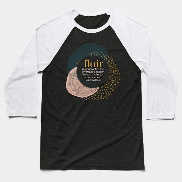 flair Baseball T-Shirt by hannahrlin